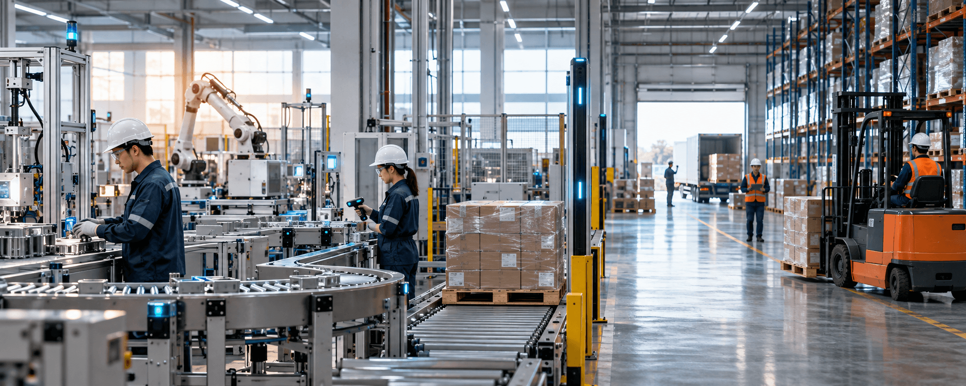 Nhà máy và kho vận được kết nối bằng dữ liệu Identra